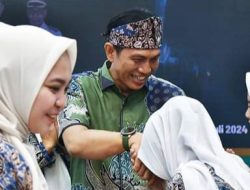 Mhd. Fadhil Arief menyambut silaturahmi keluarga besar Pengurus Cabang Ikatan Bidan Indonesia