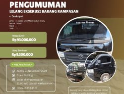 Kabar Gembira, Cabjari Di Muara Tembesi Lelang Satu Unit Mobil Carry, Bagi yang Berminat ini Syaratnya