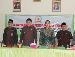 PJ Bupati Batanghari Melantik BPD PAW Desa Sengkati mudo Periode 2019-2027