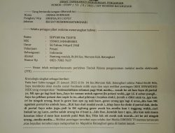 Akun Facebook Ikek Erwandho Ikek, Di laporkan Wartawan https:/Dimensitivinews.com ke Polres Batang hari