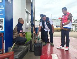 Ditreskrimsus Polda Jambi Lakukan Pengecekan SPBU untuk Pastikan Tera dan Kualitas Bahan Bakar