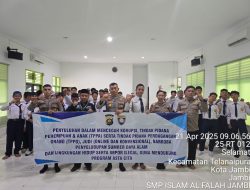 Tekan Kenakalan Remaja dan Penyalahgunaan Narkoba, Ditbinmas Polda Jambi Gelar Penyuluhan di SMP Islam Al-Falah