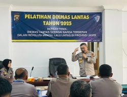Dirbinmas Polda Jambi Berikan Motivasi kepada Personel Untuk Pelatihan Peningkatan Kemampuan Dikmas Lantas