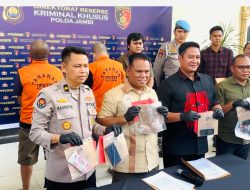 Bongkar Jaringan Penjualan Emas Ilegal di Merangin, Dua Pelaku Diamankan Subdit IV Ditreskrimsus Polda Jambi