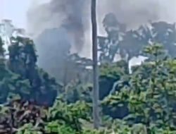 Heboh!… Sumur Minyak Ilegal Drilling Di Kawasan KM 33 Terbakar