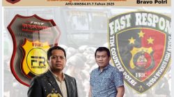 Ketum FRIC : Media Dan Jurnalis Tergabung Di FRIC Terseleksi Siap Mendukung Program Presiden RI dan Kapolri ” Siap Menjaga Marwah Polri “