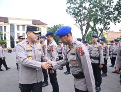 Polda Jambi Tuntaskan Misi Gelar Tuntaskan Misi Apel Penyambutan 40 Personel BKO Penanganan Bencana Sumbar Disambut Hangat