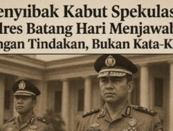 Narasi “Tangkap-Lepas” Dipertanyakan, Polres Batang Hari Dinilai Konsisten Lakukan Penindakan