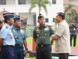 Kasad Hadiri Taklimat Presiden RI kepada 1.095 Pasis TNI-Polri Di Seskoad