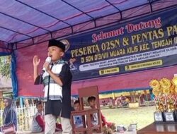 O2SN dan Pentas PAI Tingkat Kecamatan Tengah Ilir Digelar di SDN 013 Muara Kilis