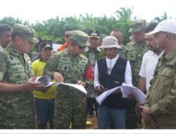 Pastikan Percepatan Program Ketahanan Pangan, Danrem 042/Gafu Tinjau Cetak Sawah Rakyat Di Kabupaten Tebo