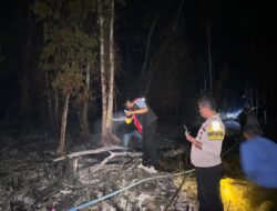 Cegah Karhutla, Polsek Kumpeh Ulu Imbau Masyarakat Jangan Buka Lahan Dengan Cara Dibakar