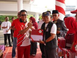 Wakapolda Jambi ikuti Pemasangan 1.000 Bendera Merah Putih, Sambut HUT ke-81 Kemerdekaan RI