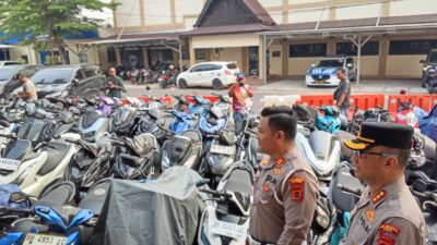 Polresta Jambi Amankan 150 Kendaraan Roda Dua dalam Penindakan Geng Motor dan Pelanggaran Lalu Lintas ‎