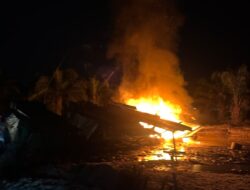 Tim Gabungan Tertibkan PETI di Sungai Buluh, 15 Rakit Penambangan di musnahkan