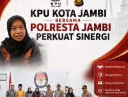 KPU Kota Jambi Bersama Polresta Jambi Perkuat Sinergi