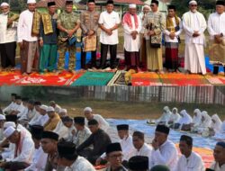 Kapolsek Tebo Ulu Bersama Personel, Forkopimcam dan Masyarakat Gelar Salat Istisqa