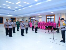 Kapolda Jambi Pimpin Serah Terima Jabatan Kabid Propam, Kabid Keu dan Tiga Kapolres