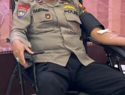 Demi Kemanusiaan, Kanit binmas Polsek Bahar Selatan Donorkan Darah Kepada Warga Yang Membutuhkan