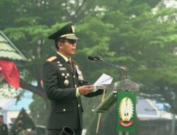 Korem 042/Gapu Gelar Upacara HUT KE-81 TNI, Teguhkan Sinergi TNI Bersama Rakyat