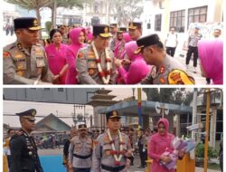Polda Jambi Sambut Kedatangan Kapolda Baru Irjen Pol. Widodo di Mapolda Jambi