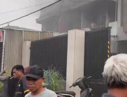 Telah Terjadi Kebakaran Di Lantai Dua Ruko Warung Madura di Kawasan Ancol Kota Jambi